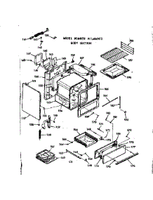 Body Section parts for Kenmore Range 911.6047812 (9116047812, 911 6047812) from AppliancePartsPros.com