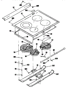 Main Top Section parts for Kenmore Range 911.4672994 (9114672994, 911 4672994) from AppliancePartsPros.com