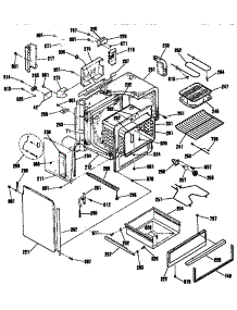 Body Section parts for Kenmore Range 911.4672994 (9114672994, 911 4672994) from AppliancePartsPros.com