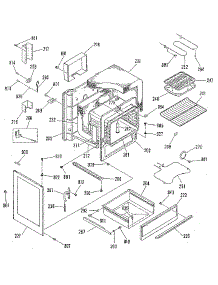 Body Section parts for Kenmore Range 911.6208811 (9116208811, 911 6208811) from AppliancePartsPros.com