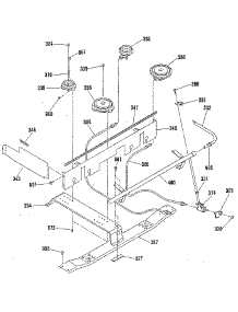 Top Burner Section parts for Kenmore Range 911.7390991 (9117390991, 911 7390991) from AppliancePartsPros.com