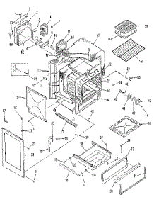 Body Section parts for Kenmore Range 911.7390990 (9117390990, 911 7390990) from AppliancePartsPros.com