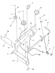 Top Burner Section parts for Kenmore Range 911.7390990 (9117390990, 911 7390990) from AppliancePartsPros.com