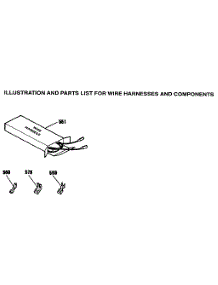 Wire Harnesses And Components parts for Kenmore Range 911.6283590 (9116283590, 911 6283590) from AppliancePartsPros.com