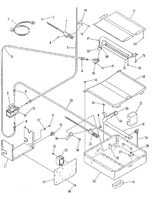 Broiler And Oven Burner Section parts for Kenmore Range 911.7379180 (9117379180, 911 7379180) from AppliancePartsPros.com