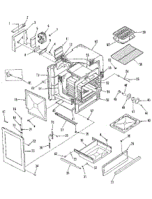 Body Section parts for Kenmore Range 911.7359180 (9117359180, 911 7359180) from AppliancePartsPros.com