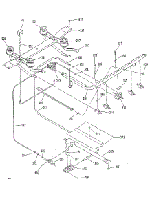 Burner Section parts for Kenmore Range 911.7129181 (9117129181, 911 7129181) from AppliancePartsPros.com