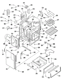 Body Section parts for Kenmore Range 911.4678891 (9114678891, 911 4678891) from AppliancePartsPros.com