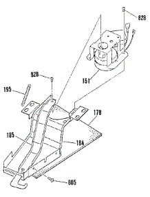Door Lock Section parts for Kenmore Range 911.4678891 (9114678891, 911 4678891) from AppliancePartsPros.com