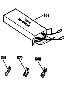 Wire Harness parts for Kenmore Range 911.4674590 (9114674590, 911 4674590) from AppliancePartsPros.com