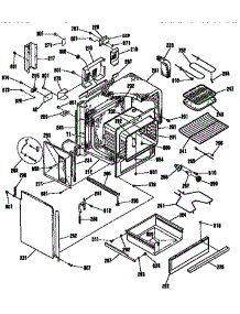 Body Section parts for Kenmore Range 911.4674590 (9114674590, 911 4674590) from AppliancePartsPros.com