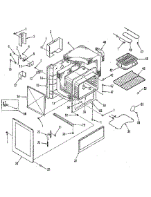 Body Section parts for Kenmore Range 911.6018910 (9116018910, 911 6018910) from AppliancePartsPros.com