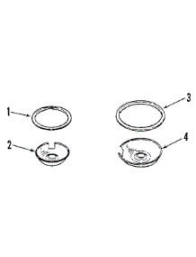 Optional Porcelain Pan And Chrome Ring Kit No. 8068410 parts for Kenmore Range 911.6018910 (9116018910, 911 6018910) from AppliancePartsPros.com