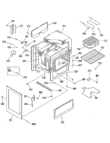 Body Section parts for Kenmore Range 911.6008913 (9116008913, 911 6008913) from AppliancePartsPros.com