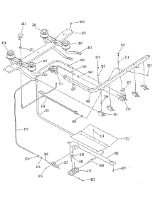 Burner Section parts for Kenmore Range 911.6108814 (9116108814, 911 6108814) from AppliancePartsPros.com