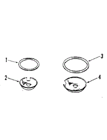 Optional Porcelain Pan And Chrome Ring Kit No. 8068400 parts for Kenmore Range 911.4628811 (9114628811, 911 4628811) from AppliancePartsPros.com