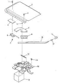 Door Lock Section parts for Kenmore Range 911.6429180 (9116429180, 911 6429180) from AppliancePartsPros.com