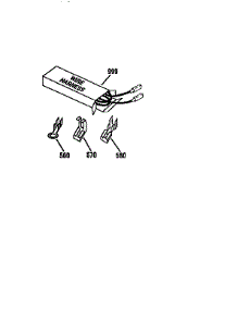 Wire Harnesses And Components parts for Kenmore Range 911.6008915 (9116008915, 911 6008915) from AppliancePartsPros.com