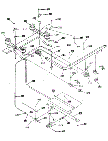 Burner Section parts for Kenmore Range 911.7179182 (9117179182, 911 7179182) from AppliancePartsPros.com