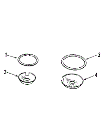 Optional Porcelain Pan And Chrome Ring Kit No. 8068410 parts for Kenmore Range 911.6008910 (9116008910, 911 6008910) from AppliancePartsPros.com