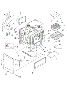 Body Section parts for Kenmore Range 911.6008910 (9116008910, 911 6008910) from AppliancePartsPros.com