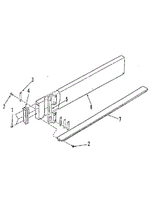 Optional Backsplash 8059090 parts for Kenmore Range 911.48781C2 (91148781C2, 911 48781C2) from AppliancePartsPros.com
