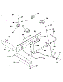 Top Burner Section parts for Kenmore Range 911.7390594 (9117390594, 911 7390594) from AppliancePartsPros.com