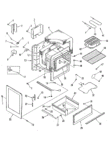 Body Section parts for Kenmore Range 911.6248811 (9116248811, 911 6248811) from AppliancePartsPros.com