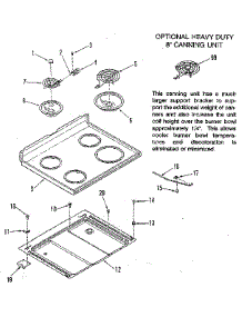Main Top Section parts for Kenmore Range 911.6248811 (9116248811, 911 6248811) from AppliancePartsPros.com
