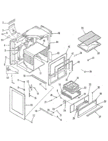 Body Section parts for Kenmore Range 911.6108910 (9116108910, 911 6108910) from AppliancePartsPros.com