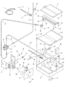 Broiler And Oven Burner Section parts for Kenmore Range 911.6128910 (9116128910, 911 6128910) from AppliancePartsPros.com