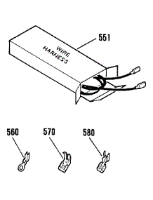 Wire Harness parts for Kenmore Range 911.4678892 (9114678892, 911 4678892) from AppliancePartsPros.com