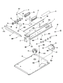 Control Panel Section parts for Kenmore Range 911.4678892 (9114678892, 911 4678892) from AppliancePartsPros.com