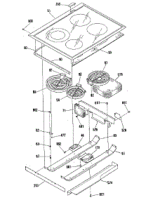 Main Top Section parts for Kenmore Range 911.4678892 (9114678892, 911 4678892) from AppliancePartsPros.com