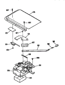 Door Lock Section parts for Kenmore Range 911.94378690 (91194378690, 911 94378690) from AppliancePartsPros.com
