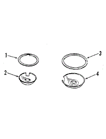 Porcelain Pan And Chrome Ring Kit No. 8068 400 parts for Kenmore Range 911.4558817 (9114558817, 911 4558817) from AppliancePartsPros.com