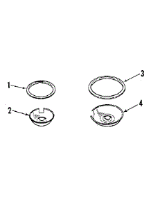 Optional Porcelain Pan And Chrome Ring Kit No. 8068400 parts for Kenmore Range 911.4548812 (9114548812, 911 4548812) from AppliancePartsPros.com