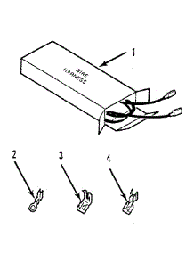 Wire Harness And Components parts for Kenmore Range 911.4548812 (9114548812, 911 4548812) from AppliancePartsPros.com