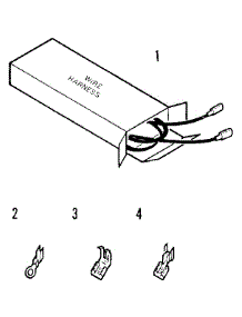 Wire Harnesses And Components parts for Kenmore Range 911.455881A (911455881A, 911 455881A) from AppliancePartsPros.com