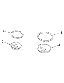 Opt Porcelain Pan & Chrome Ring Kit No. 8068400 parts for Kenmore Range 911.455881A (911455881A, 911 455881A) from AppliancePartsPros.com