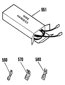 Wire Harnesses And Options parts for Kenmore Range 911.4612190 (9114612190, 911 4612190) from AppliancePartsPros.com