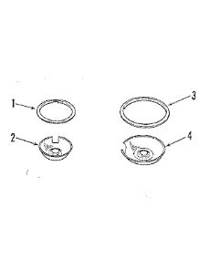 Optional Porcelain Pan And Chrome Ring Kit No. 8068400 parts for Kenmore Range 911.4648891 (9114648891, 911 4648891) from AppliancePartsPros.com