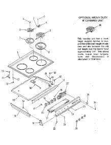 Main Top Section parts for Kenmore Range 911.4648891 (9114648891, 911 4648891) from AppliancePartsPros.com