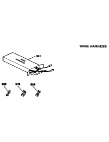 Wire Harness parts for Kenmore Range 911.4672592 (9114672592, 911 4672592) from AppliancePartsPros.com