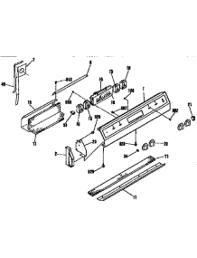 Control Section parts for Kenmore Range 911.4554590 (9114554590, 911 4554590) from AppliancePartsPros.com