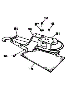 Door Lock Section parts for Kenmore Range 911.4554590 (9114554590, 911 4554590) from AppliancePartsPros.com