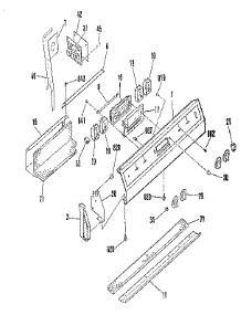Control Section parts for Kenmore Range 911.455881C (911455881C, 911 455881C) from AppliancePartsPros.com