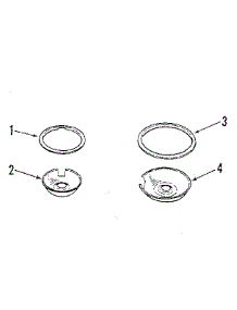Optional Porcelain Pan And Chrome Ring Kit No. 8068400 parts for Kenmore Range 911.4558899 (9114558899, 911 4558899) from AppliancePartsPros.com