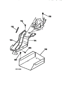 Door Lock Section parts for Kenmore Range 911.36769690 (91136769690, 911 36769690) from AppliancePartsPros.com