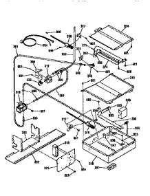 Oven Burner Section parts for Kenmore Range 911.36769690 (91136769690, 911 36769690) from AppliancePartsPros.com